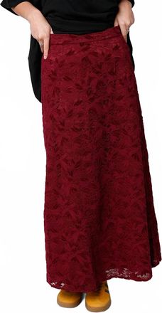 FRNCH Hebert Bordeaux Skirt In Burgandy