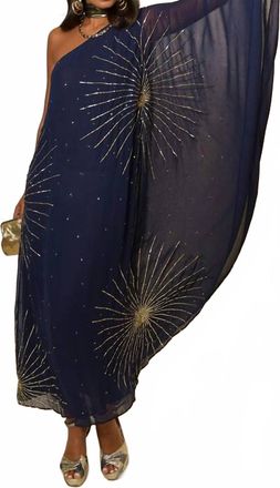 Rixo Liza Star Dress - Petite In Midnight Star