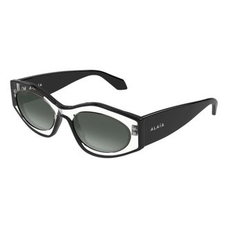 Alaia Aa0093S Sunglasses - female - Ala&iuml;a - Sunglasses - Black - 55 MM - Accessories