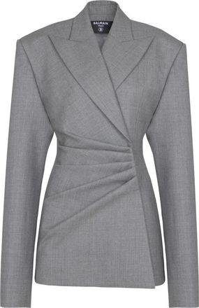 Balmain Mujer, Vestidos, Gris, Talla: S