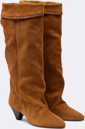 Isabel Marant Elita suede knee-high boots