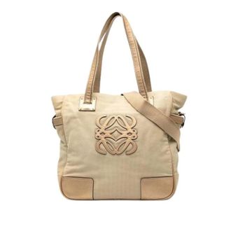 Loewe Pre-owned Canvas Tote - Dames - Vintage Shopper - Beige - ONE Size - Vintage