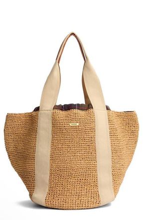 Barbour Lily Beach Raffia Tote in Natural at Nordstrom