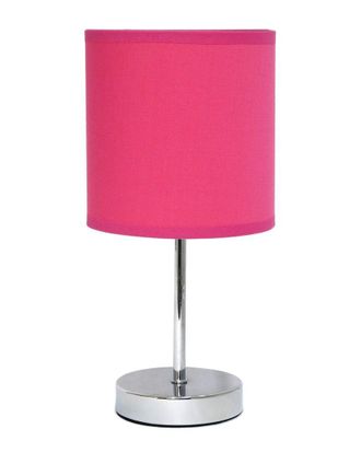 Lalia Home Creekwood Home Nauru 11.81 Traditional Petite Metal Stick Bedside Table Desk Lamp