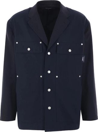 Comme Des Gar&ccedil;ons Herenjas - Heren - Blazers - Blauw - L - Leer - Jassen