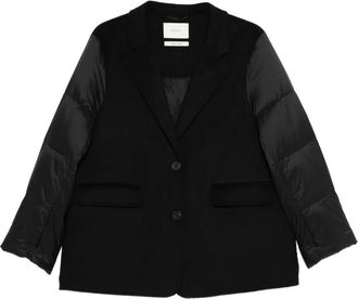 Vicolo Blazer con maniche imbottite - Nero