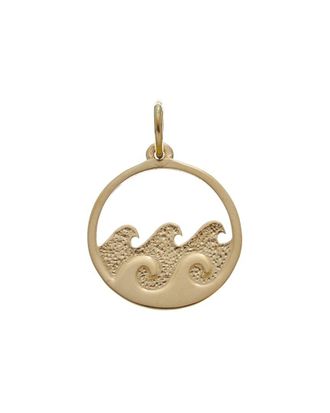 Italian Gold, Inc 14K Double Wave Pendant