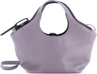 Balenciaga Megazip Leather Small tote bag - Grijs