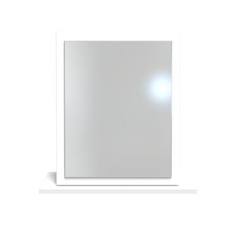Welcome Furniture Helsinki Dressing Table Mirror - White Matt - Welcome Furniture | TJ Hughes