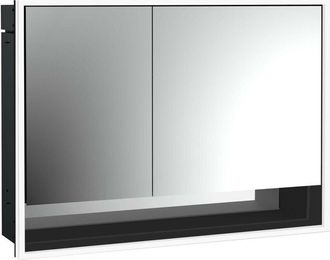 Emco Emco - Loft Armario Con Espejo Iluminado Y Estante Inferior, 1000mm, 2