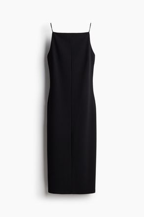 H&M Bleistiftkleid mit Tr&auml;gern - Schwarz