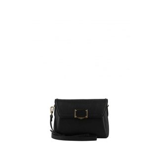 Pourchet Tassen, Dames, Zwart, ONE Size, Leer, Carat Schoudertas