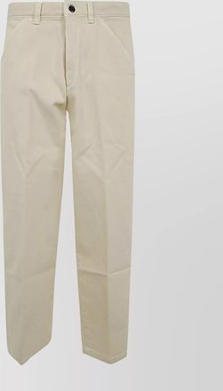 Incotex straight leg trousers with pockets and belt loops