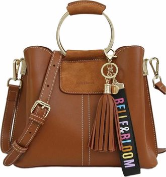 Belle & Bloom Twilight Leather Cross Body Bag in Brown at Nordstrom
