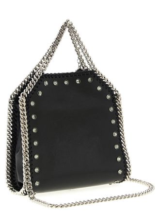 Stella McCartney Womens Falabella Top Handle Bag Black Polyester