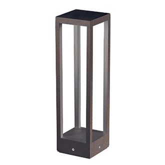 Zafferano Poste led para jard&iacute;n zafferano 15w 3000k corten 1590lm 230v