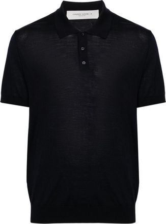 Golden Goose Blue Wool polo shirt