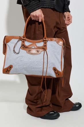Balenciaga Le City Large Holdall, Mens, Brown