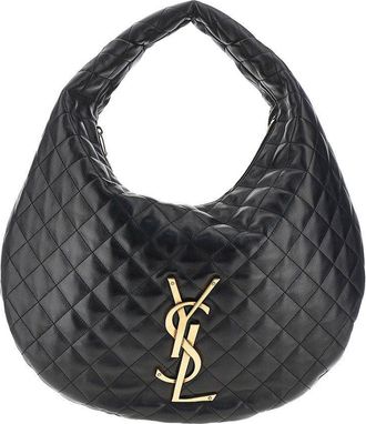 Saint Laurent Icare quilted nappa leather hobo bag Woman One Size
