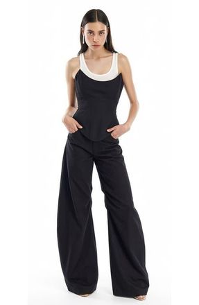 Mother of All Nemesis Cotton Corset in Black at Nordstrom, Size X-Small