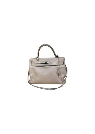 Herm&egrave;s Clemence Leather Kelly 35 PHW
