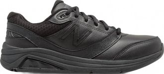New Balance Womens Leather 928V3 Shoe In Black/black