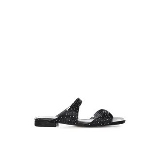 Michael Kors Slippers - Dames - Sandalen - Zwart - 36 1/2 EU - Polyester - Schoenen