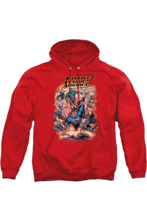 Gildan Justice League of America Lost Adult Pull Over Hoodie / Hooded Sweatshirt