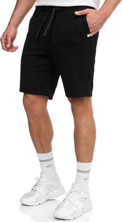 Indicode Shorts INDICODE INCowell Shorts Plain, Herren, Gr. XXL, N-Gr, schwarz, Web, Obermaterial: 62% Polyester, 33% Viskose, 5% Elasthan, unifarben, regular 