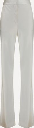 Tom Ford Pantaloni dritti a pois sottili tagliati in sbieco Woman 36