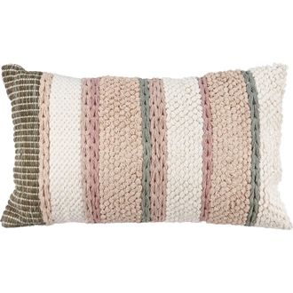 Primitives By Kathy Striped Cottage Pillow In Earthy