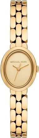 Michael Kors Petite Maude Horloge - Dames - Horloges - Geel - ONE Size - Accessoires