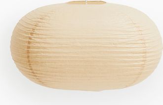 H&M Grosser Lampenschirm aus Reispapier - Beige