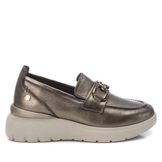 Xti Carmela Leather Collection Womens Wedge Moccasins