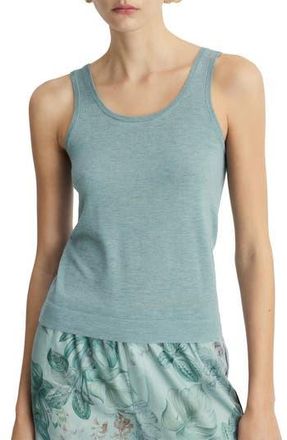 Mango Scoop Neck Sweater Tank in Mint Green at Nordstrom Rack, Size Medium