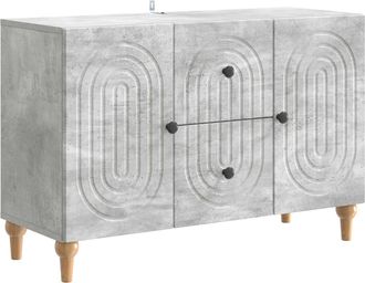 vidaXL Mueble De Tv Con Caj&oacute;n Gris Hormig&oacute;n 89 X 34,5 X 60 Cm Vidaxl