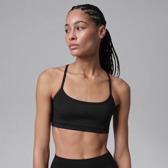 Nike Jordan Womens Jordan Sport Flightweight Light-Support Sports Bra in Black | IF2292-010