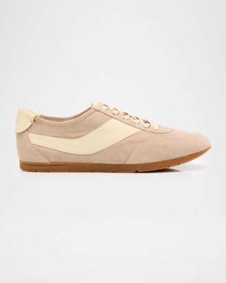 Vince LA Runner Suede and Leather Runner Sneakers