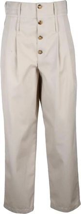 Moschino Pantalones Chino Tapered - Trousers - Mujer - Beige - M