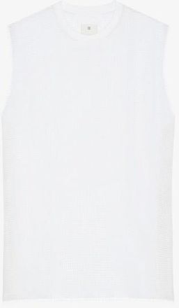 Givenchy MenS White Oversized Sleeveless Top, Size XXL