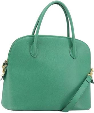 Celine Pre-owned Handbags, female, Green, Size: ONE SIZE Pre-owned Vintage Hand Bag