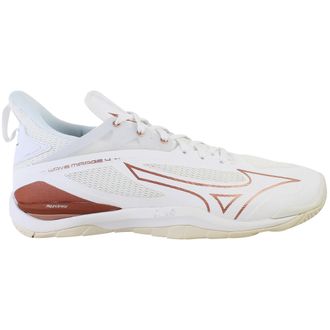 Mizuno Wave Mirage 4 Womens White Handball Shoes - Size UK 9.5
