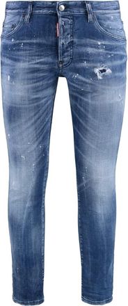 Dsquared2 Slim-fit Jeans, male, Blue, Size: 3XL Skater Slim Fit Jeans
