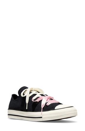 Converse Gender Inclusive Chuck Taylor All Star Peached Low Top Sneaker in Black/White/Decade Pink at Nordstrom, Size 6.5