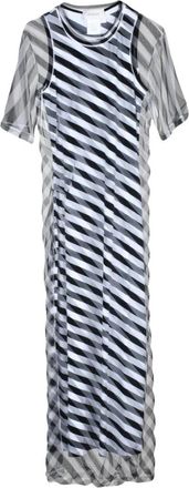 Sportmax Pausa Abito Lungo - Dames - Maxi kleedjes - Veelkleurig - XS - Tule - Kleedjes