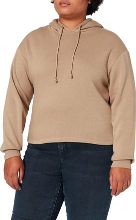 Pieces Pieces Womens Pcchilli Ls Hoodie Noos Bc Hooded Sweatshirt, Silver Mink, S UK