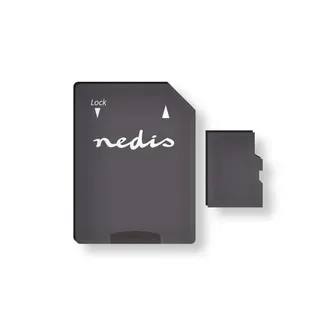 Nedis Tarjeta De Memoria Microsdxc 128 Gb Velocidad De Escritura 90 Mbs Velocidad De Lectura 45 Mbs Uhs I Adaptador Sd Incluido