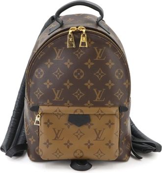 Louis Vuitton Brown Monogram Reverse Monogram Reverse Monogram Canvas Backpack (Pre-Owned)