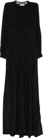 Rixo Lace-trim Long-sleeve Dress