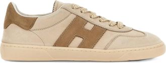 Hogan Beige Light Brown Low-Top Sneakers